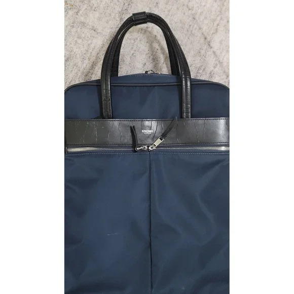 Knomo Luggage Knomo Mayfair Nylon Burlington 15-Inch N/S Trolley, Navy, One Size - Picture 3 of 10